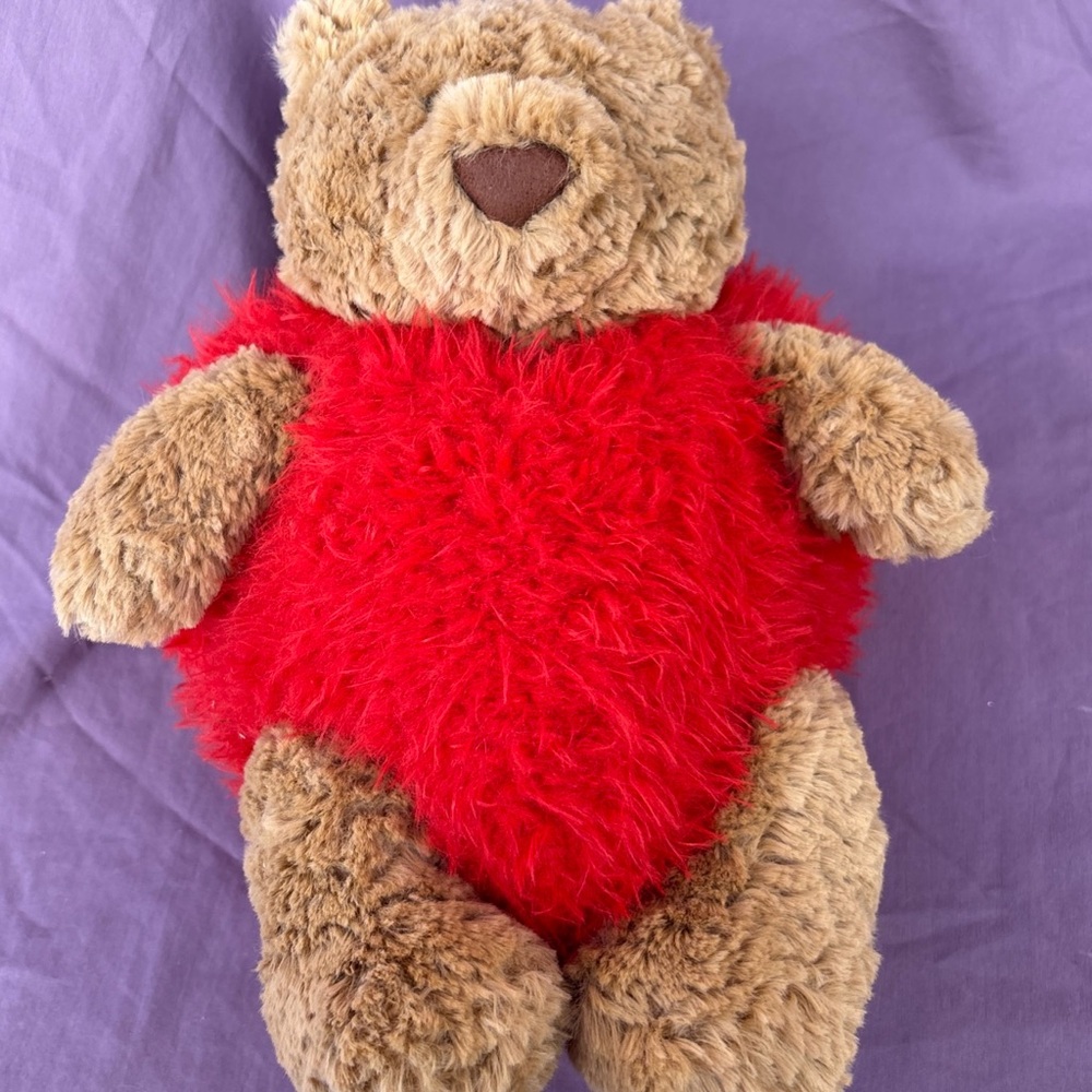 Jellycat Bartholomew Bear HEARTTHROB Authentic US seller HTF RETIRED Valentines - Picture 12 of 14